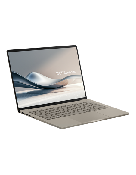 Ноутбук 14" ASUS Zenbook A14 OLED UX3407QA, Zabriskie Beige, Qualcomm Snapdragon X X1-26-100, 16Гб/512Гб, Windows 11 Home