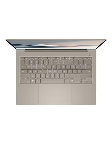 Ноутбук 14" ASUS Zenbook A14 OLED UX3407QA, Zabriskie Beige, Qualcomm Snapdragon X X1-26-100, 16Гб/512Гб, Windows 11 Home