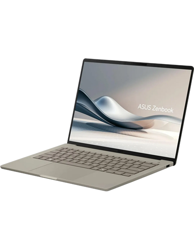 Ноутбук 14" ASUS Zenbook A14 OLED UX3407QA, Zabriskie Beige, Qualcomm Snapdragon X X1-26-100, 16Гб/512Гб, Windows 11 Home