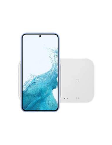 Încărcător wireless Samsung Wireless Charger Duo, 15W, Alb