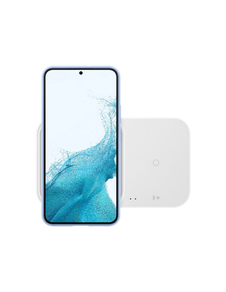 Încărcător wireless Samsung Wireless Charger Duo, 15W, Alb
