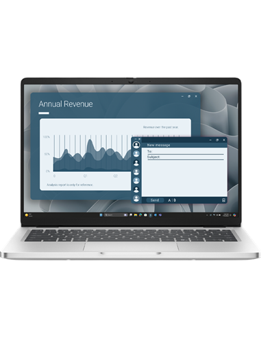 Ноутбук для бизнеса 14" DELL Pro 14 PC14255, Platinum Silver, AMD Ryzen AI 7 350, 16Гб/512Гб, Windows 11 Pro
