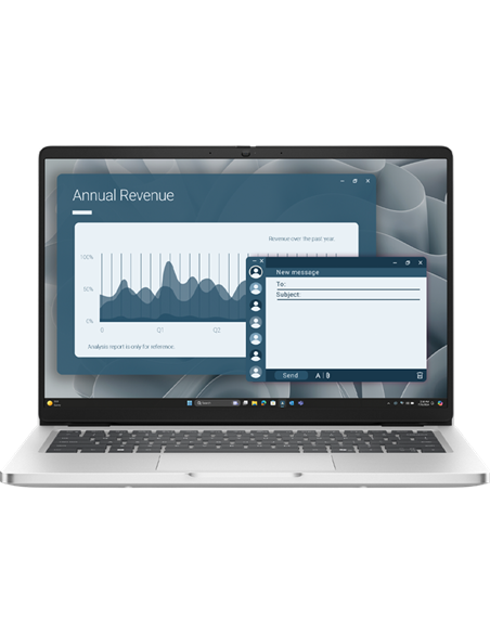 Ноутбук для бизнеса 14" DELL Pro 14 PC14255, Platinum Silver, AMD Ryzen AI 7 350, 16Гб/512Гб, Windows 11 Pro