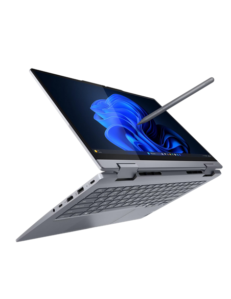 Ноутбук для бизнеса 14" Lenovo ThinkBook 14 2-in-1 G5 IAU, Luna Grey, Intel Core Ultra 7 255U, 16Гб/1024Гб, Без ОС