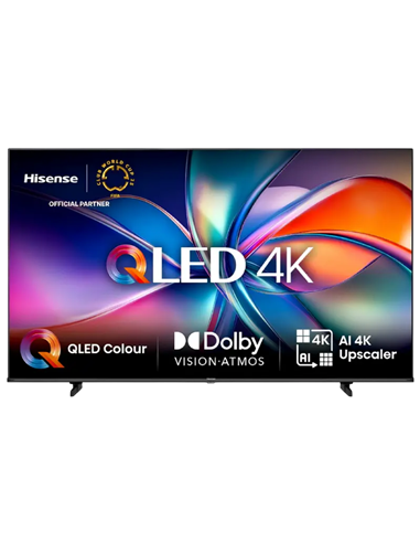 65" QLED SMART Телевизор Hisense 65E7Q, 3840x2160 4K UHD, VIDAA U9, Черный