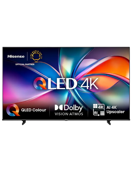 65" QLED SMART Телевизор Hisense 65E7Q, 3840x2160 4K UHD, VIDAA U9, Черный