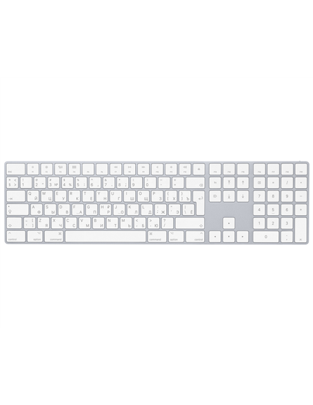 Клавиатура Apple MXCJ3RS/A, Беспроводное, Серебристый | Белый