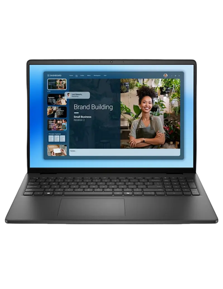 Laptop Business 16" DELL 16 DC16250, Carbon Black, Intel Core 5 120U, 16GB/512GB, Linux Ubuntu