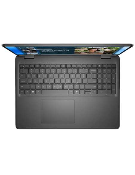 Ноутбук для бизнеса 16" DELL 16 DC16250, Carbon Black, Intel Core 5 120U, 16Гб/512Гб, Linux Ubuntu