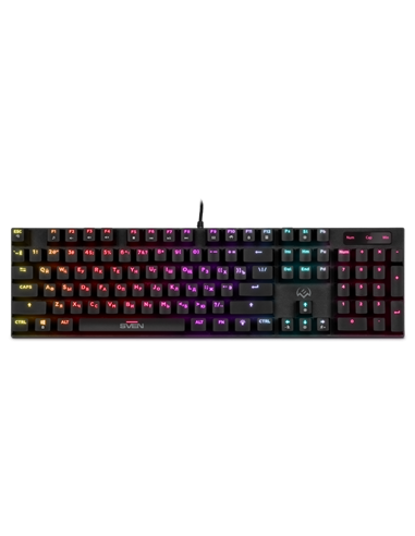 Tastatură SVEN KB-G8900, Cu fir, Negru