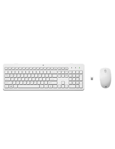 Set Tastatură + Mouse HP 230, Fără fir, Alb