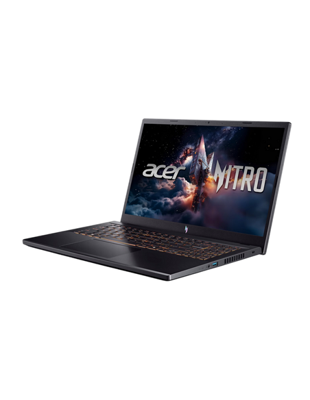 Игровой ноутбук 15,6" Acer Nitro V15 ANV15-52, Obsidian Black, Intel Core i5-13420H, 16Гб/1024Гб, Linux eShell