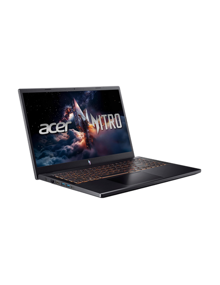 Laptop Gaming 15,6" Acer Nitro V15 ANV15-52, Obsidian Black, Intel Core 5 210H, 16GB/512GB, Linux eShell