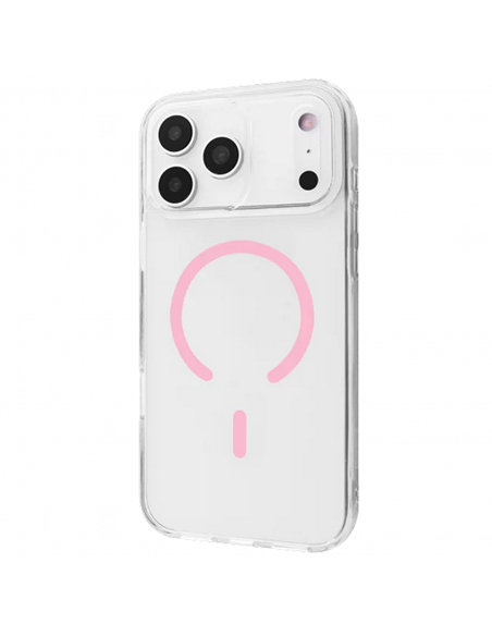 Чехол Proove Blossom Ring для Apple iPhone 17 Pro Max, Прозрачный | Розовый