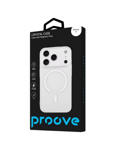 Чехол Proove Crystal для Apple iPhone 17, Прозрачный