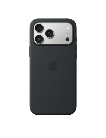 Чехол Apple iPhone 17 Pro Max Silicone Case with MagSafe, Чёрный