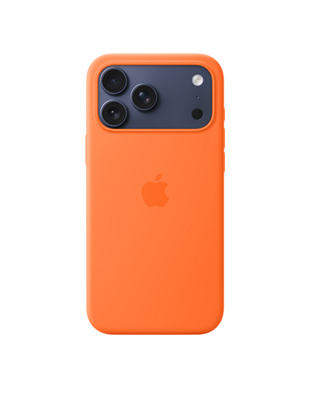 Husă Apple iPhone 17 Pro Max Silicone Case with MagSafe, Portocaliu
