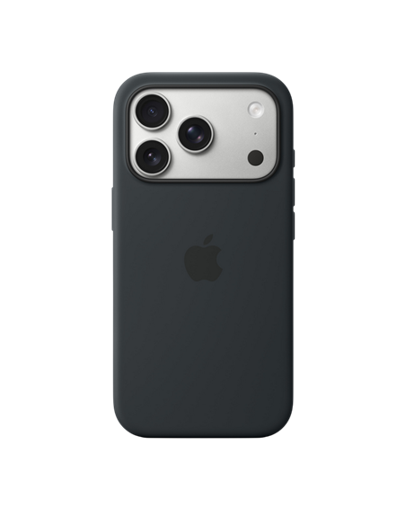 Чехол Apple iPhone 17 Pro Silicone Case with MagSafe, Чёрный