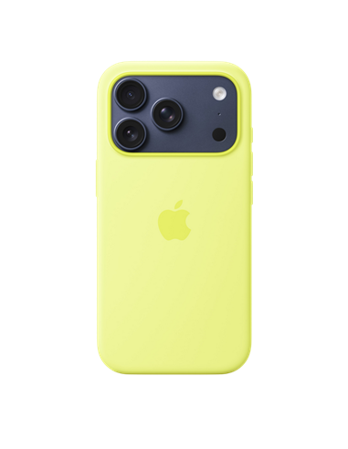 Чехол Apple iPhone 17 Pro Silicone Case with MagSafe, Neon Yellow