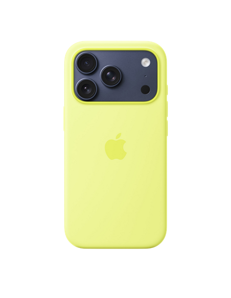 Чехол Apple iPhone 17 Pro Silicone Case with MagSafe, Neon Yellow