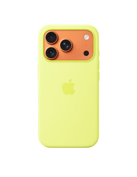 Чехол Apple iPhone 17 Pro Silicone Case with MagSafe, Neon Yellow