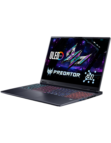 Игровой ноутбук 16" Acer Predator Helios Neo 16S AI PHN16S-71, Abyssal Black, Intel Core Ultra 7 255HX, 32Гб/1024Гб, Linux eS...