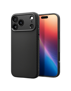 Husă Spigen Liquid Air pentru Apple iPhone 17 Pro, Negru mat
