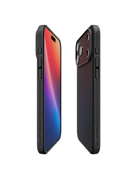 Чехол Spigen Liquid Air для Apple iPhone 17 Pro, Матовый черный