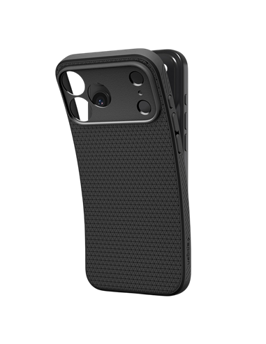 Husă Spigen Liquid Air pentru Apple iPhone 17 Pro, Negru mat