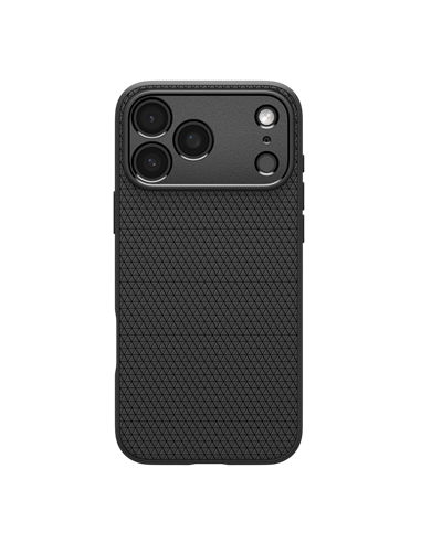Husă Spigen Liquid Air pentru Apple iPhone 17 Pro, Negru mat