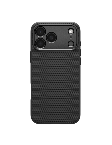 Husă Spigen Liquid Air pentru Apple iPhone 17 Pro, Negru mat