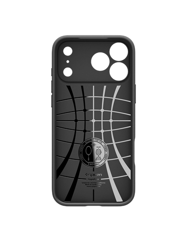 Чехол Spigen Liquid Air для Apple iPhone 17 Pro, Матовый черный