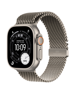 Ceas inteligent Apple Watch Ultra 3, 49mm, Natural Titanium