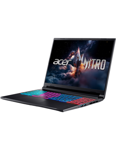 Игровой ноутбук 16" Acer Nitro V 16S AI ANV16S-41, Obsidian Black, AMD Ryzen 7 260, 16Гб/512Гб, Linux eShell