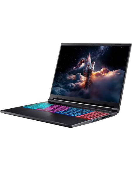 Игровой ноутбук 16" Acer Nitro V 16S AI ANV16S-41, Obsidian Black, AMD Ryzen 7 260, 16Гб/512Гб, Linux eShell