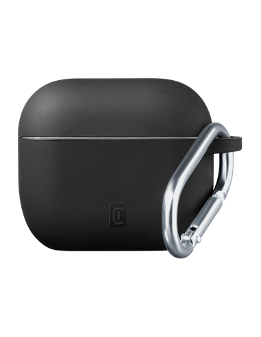 Husă pentru Airpods Cellularline Bounce - Apple Airpods Pro 3, Negru
