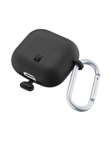 Чехол для Airpods Cellularline Bounce - Apple Airpods Pro 3, Чёрный
