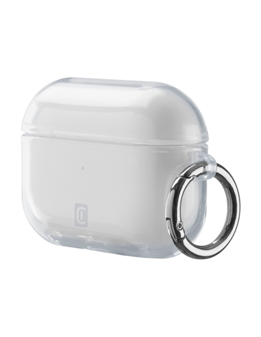 Husă pentru Airpods Cellularline Clear - Apple AirPods Pro 3, Transparent