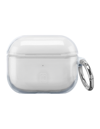Чехол для Airpods Cellularline Clear - Apple AirPods Pro 3, Прозрачный