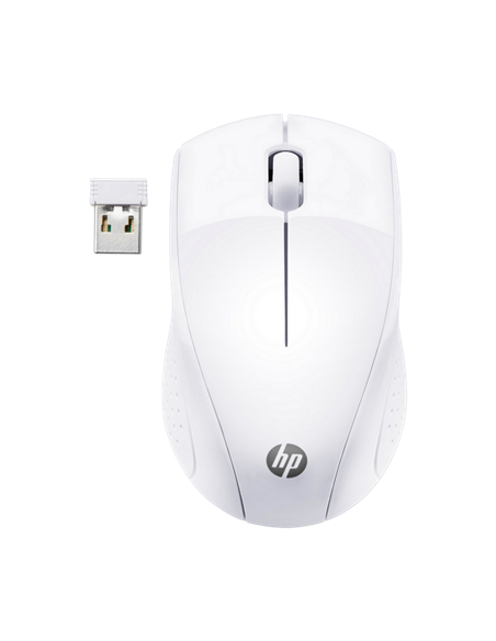 Mouse Wireless HP 220, Snow White