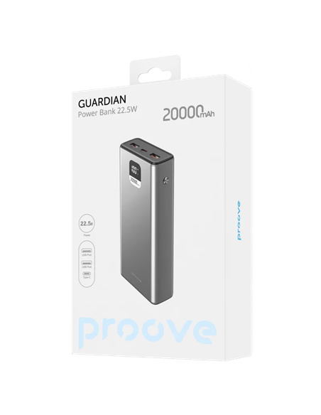 Acumulator extern Proove Guardian, 20000mAh, Gri