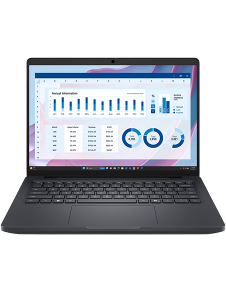 Laptop Business 14" DELL Pro Max 14 MC14255, Magnetite, AMD Ryzen AI 7 PRO 350, 16GB/512GB, Windows 11 Pro