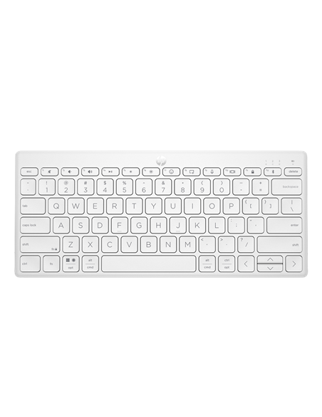 Клавиатура HP 350 Compact Multi-Device, Беспроводное, Белый
