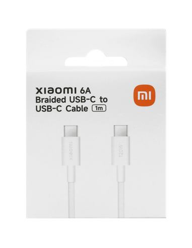 Cablu de încărcare și date Xiaomi BHR087KGL, USB Type-C/USB Type-C, 1m, Negru