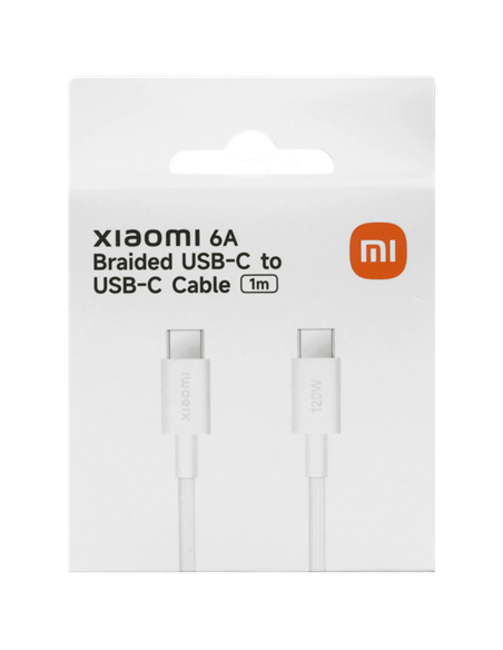 Cablu de încărcare și date Xiaomi BHR087KGL, USB Type-C/USB Type-C, 1m, Negru
