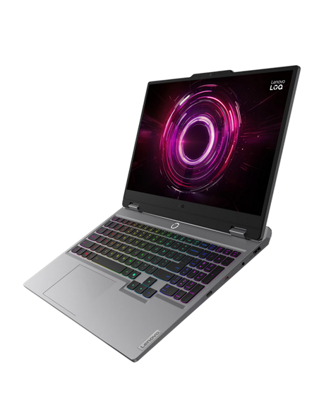 Laptop Gaming 15,6" Lenovo LOQ 15AHP10, Luna Grey, AMD Ryzen 7 250, 16GB/1024GB, Fără SO