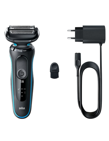 Aparat de ras electric Braun 51-M1000s, Negru | Albastru