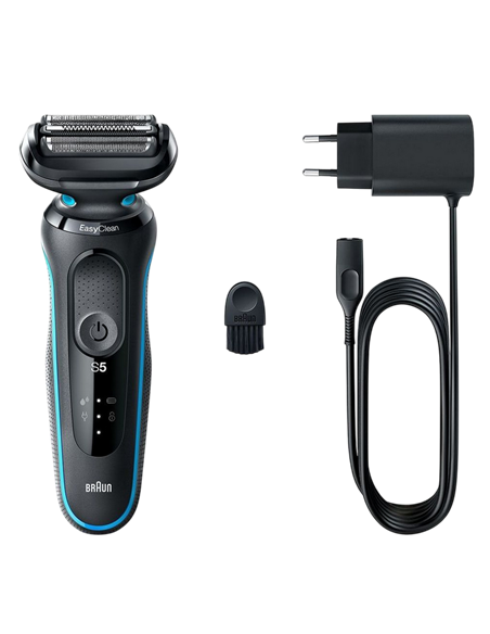 Aparat de ras electric Braun 51-M1000s, Negru | Albastru