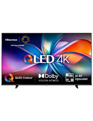 43" QLED SMART TV Hisense 43E7Q, 3840x2160 4K UHD, VIDAA U9, Negru