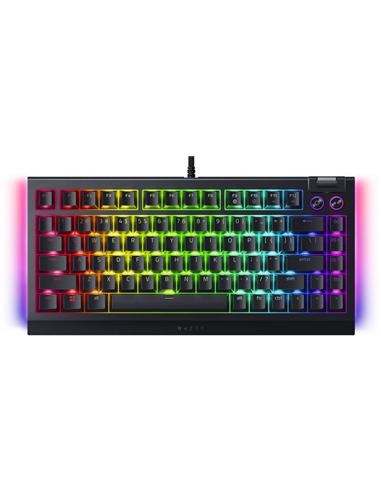 Клавиатура Razer BlackWidow V4 75%, Проводное, Чёрный
